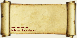 Mihajlo Debeljak vizit kartica